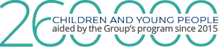 aided by the Group s program since 2015,children and young people